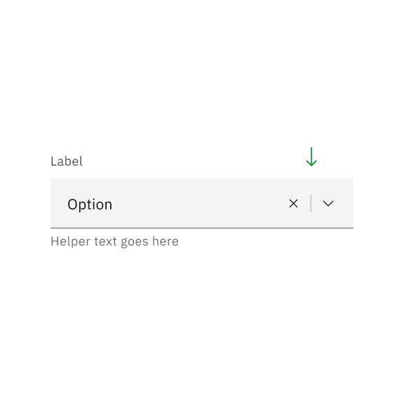 Do introduce a vertical divider between two interactive elements in an input field.